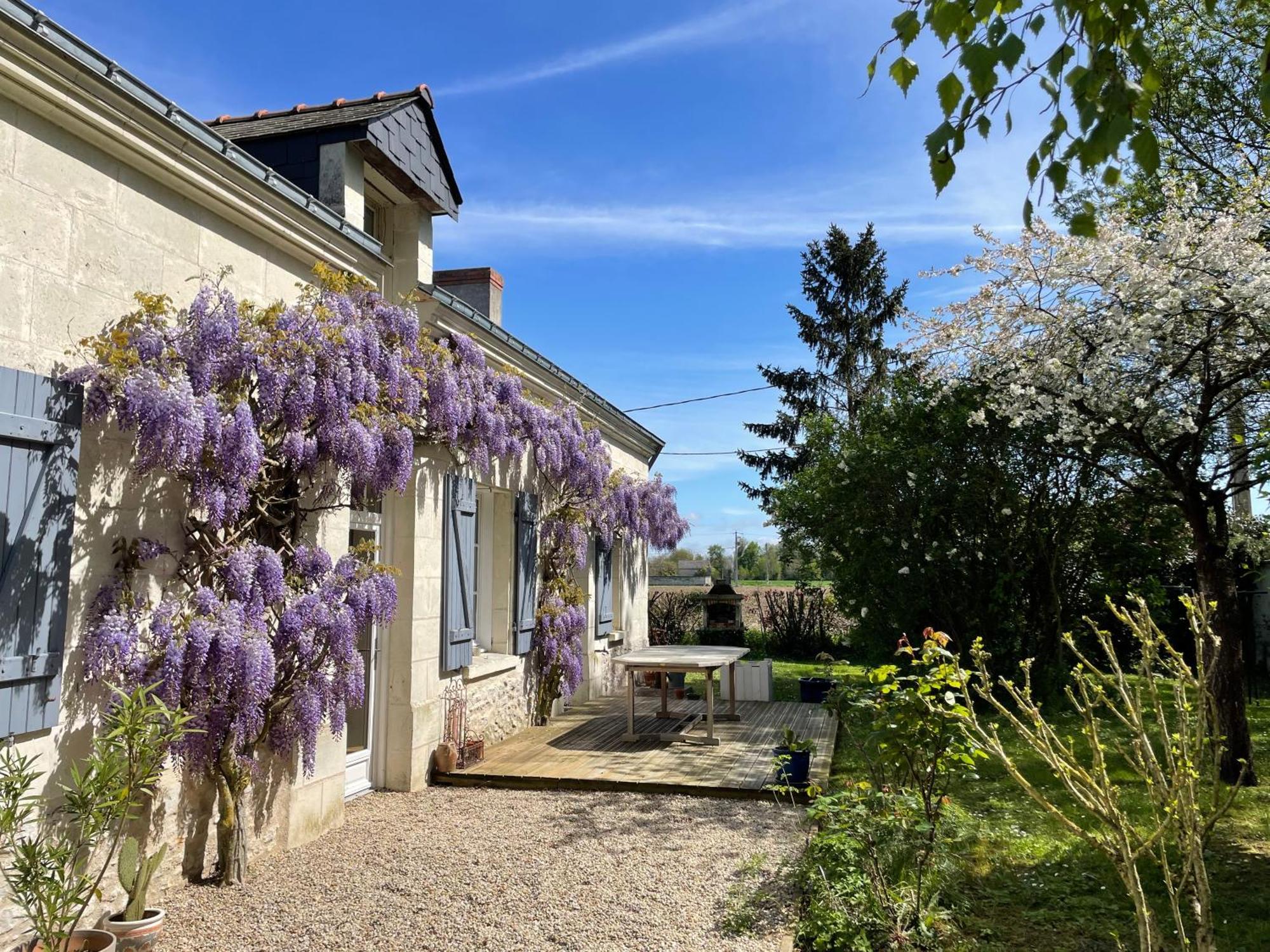 Chambres D Hotes Avec Piscine Et Spa La Foliere Saumur Villebernier Exterior photo